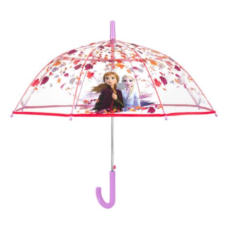 Disney Frozen Anna & Elsa Falling Leaves Automatic Clear Umbrella £11.49